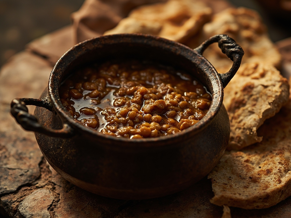 Lentil Stew with Garlic and Cumin