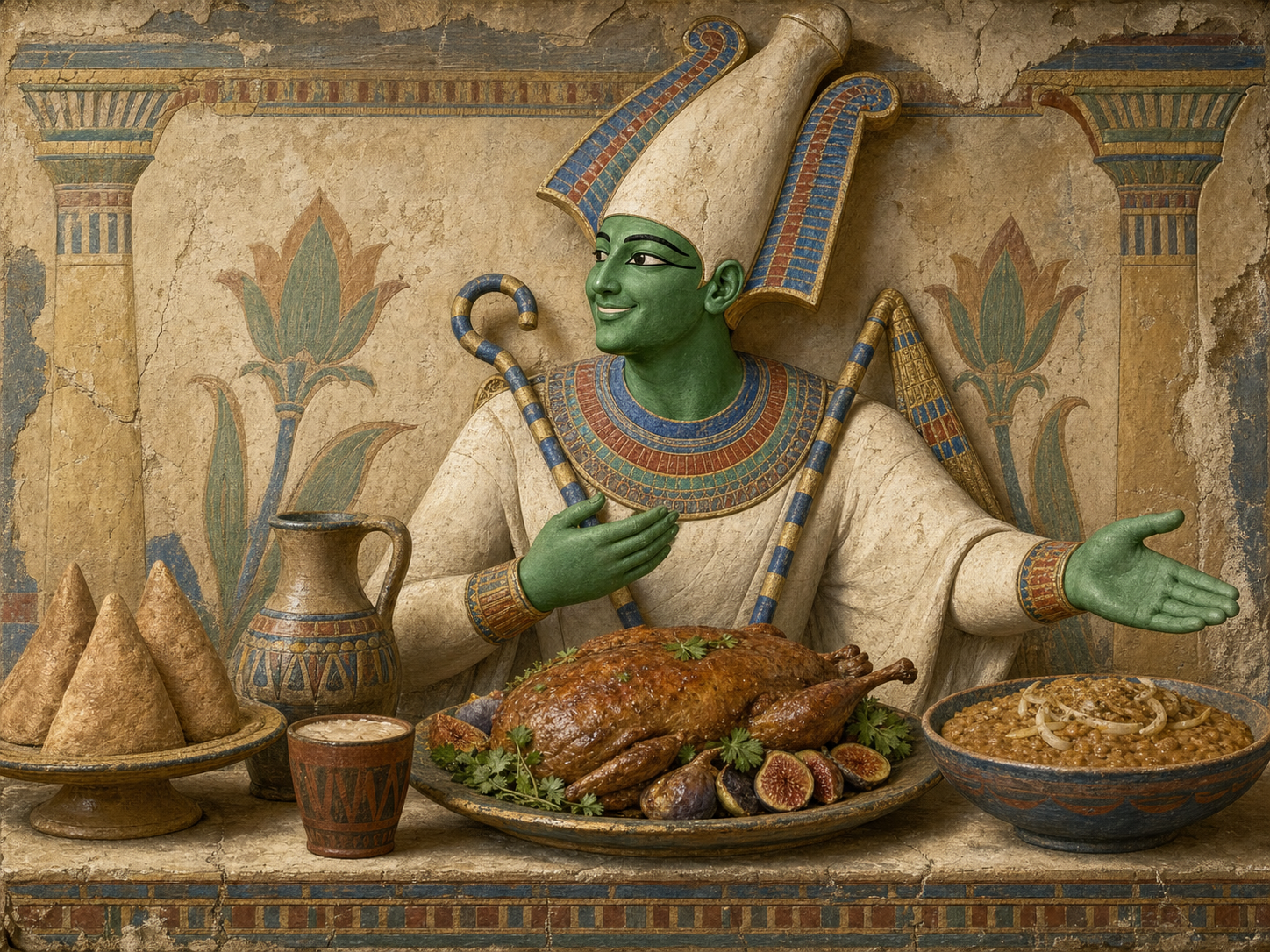 Osiris at the table