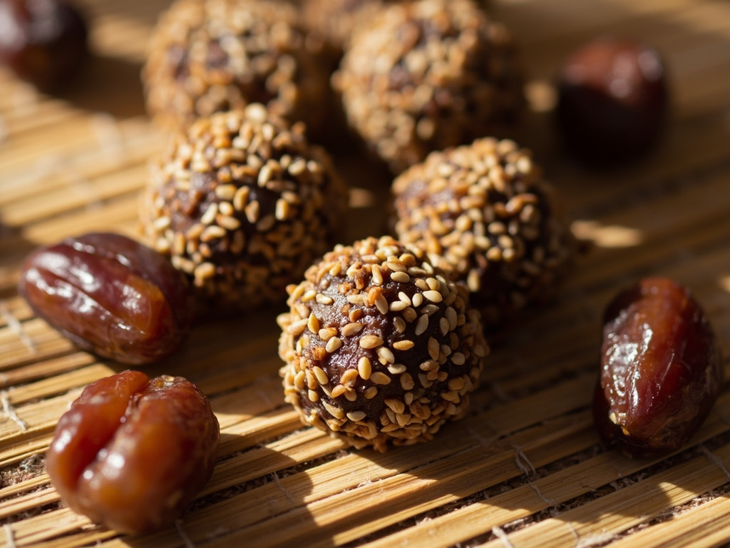 Shat — pressed date, fig, and tiger nut cakes