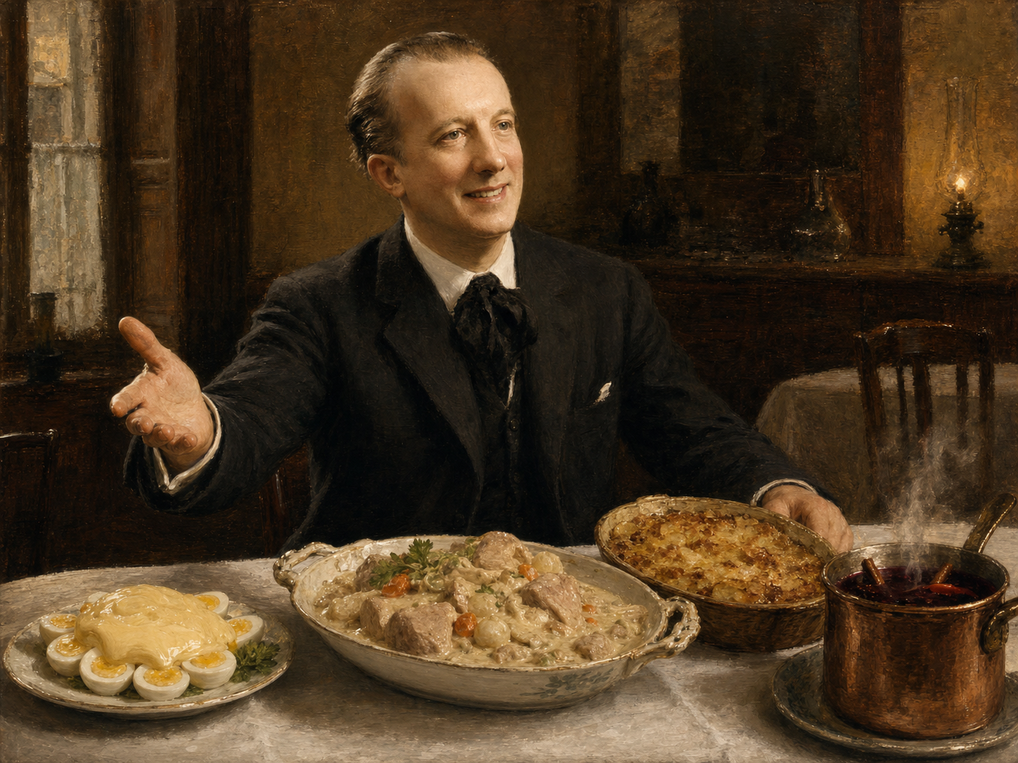Paul Éluard à table