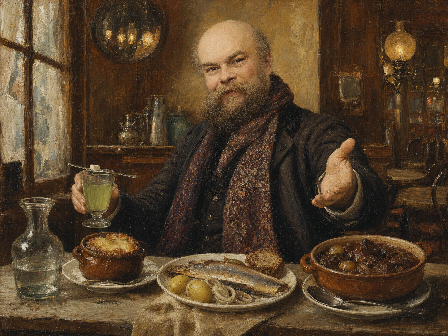 Paul Verlaine à table