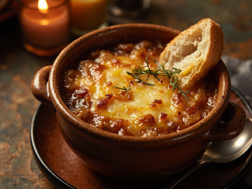 La soupe à l'oignon du comptoir