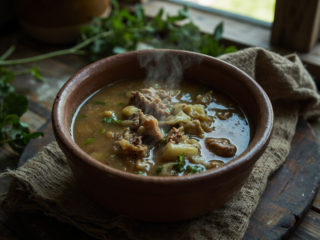 Welsh Cawl with Leeks and Oats