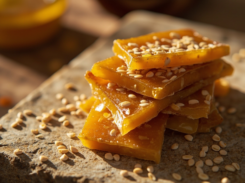 Pastéli, barres de sésame au miel