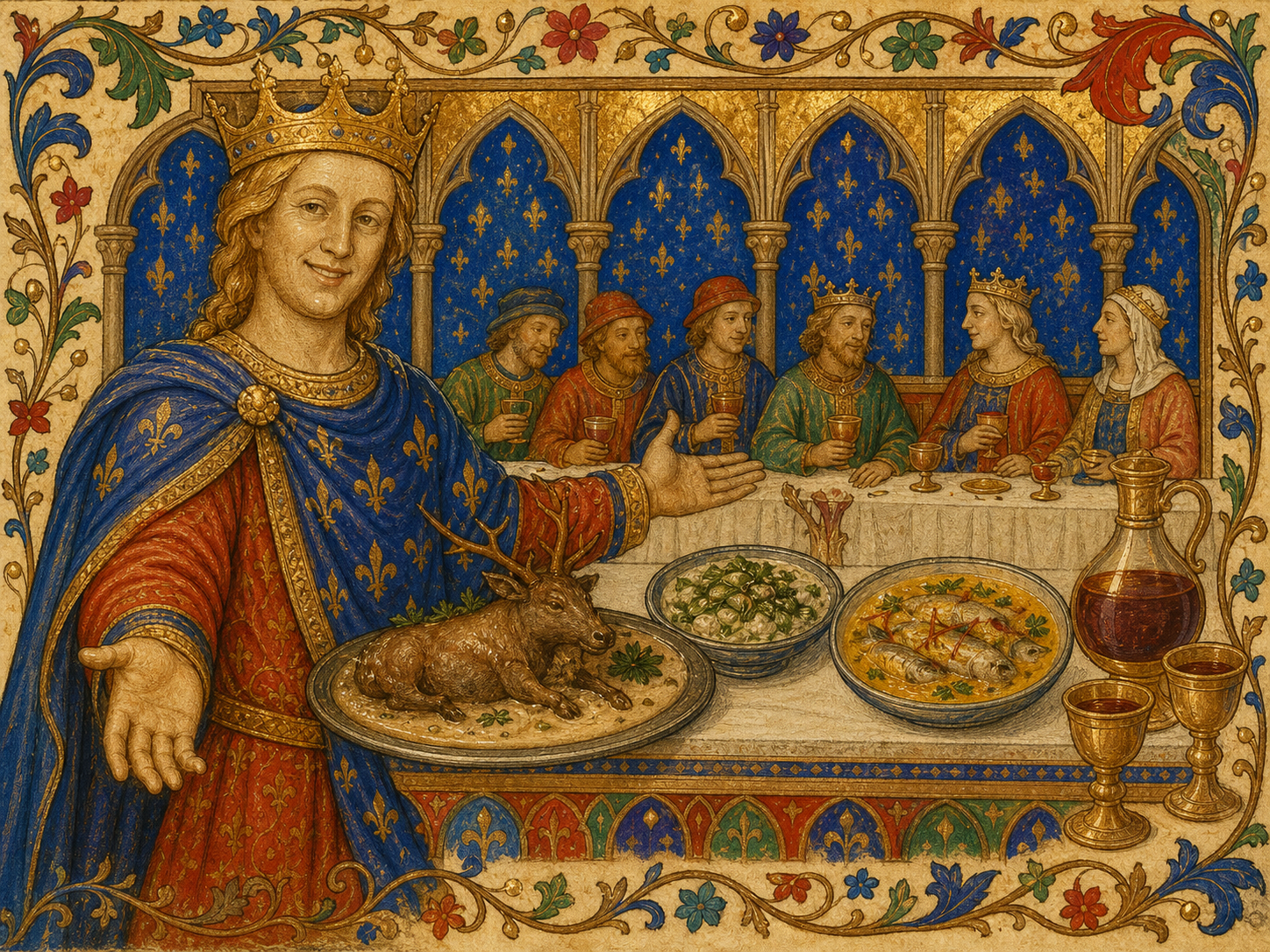 Philippe Auguste à table