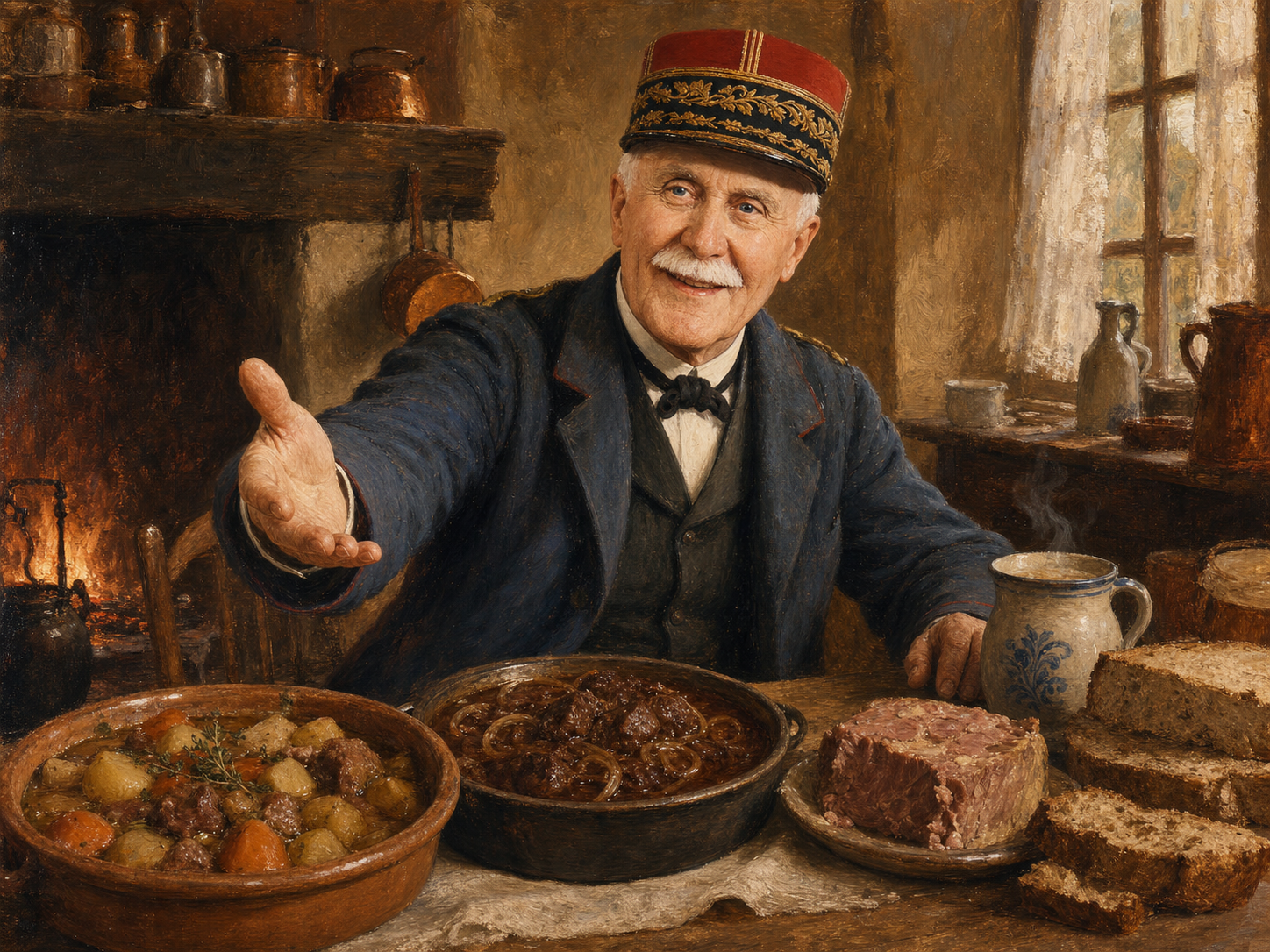 Philippe Pétain à table