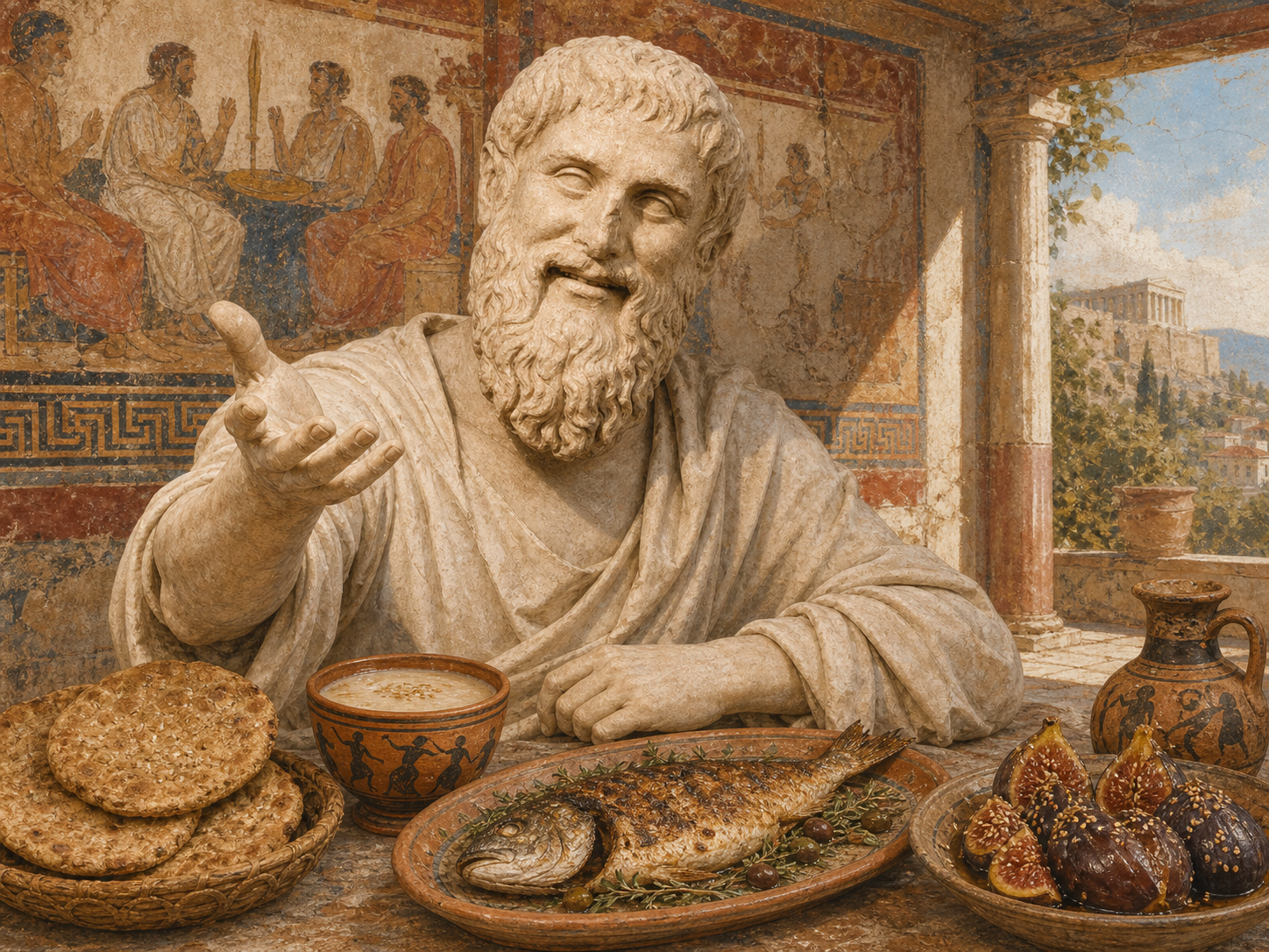 Platon à table
