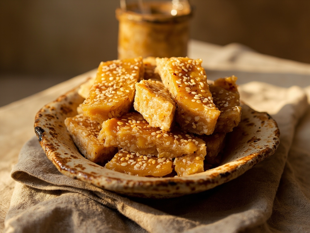 Pasteli — barres de sésame et miel du voyageur