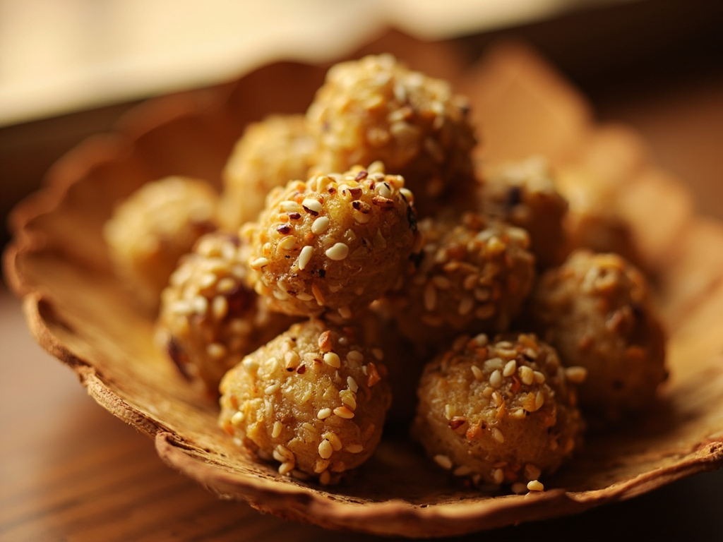 Honey, Date, and Sesame Cakes (shat)