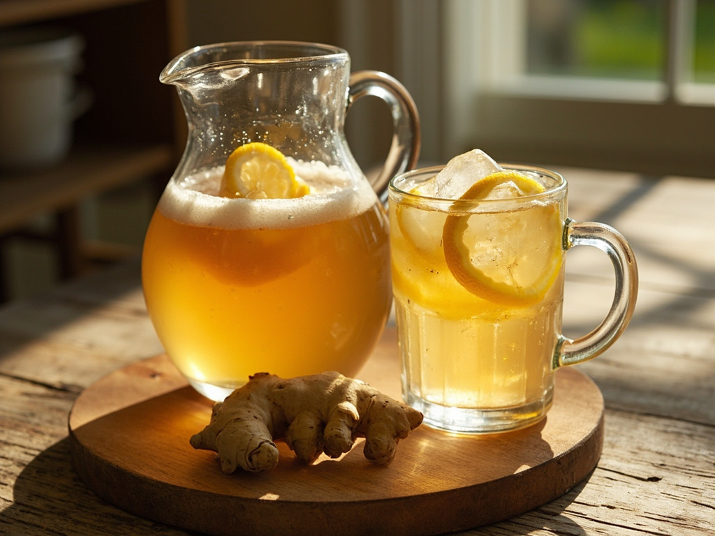 Switchel (boisson au vinaigre, gingembre et mélasse)