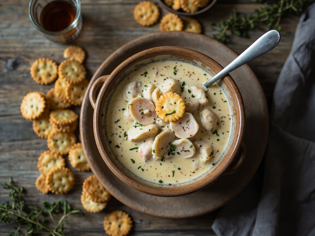 La chaudrée de palourdes de la Nouvelle-Angleterre (New England clam chowder)