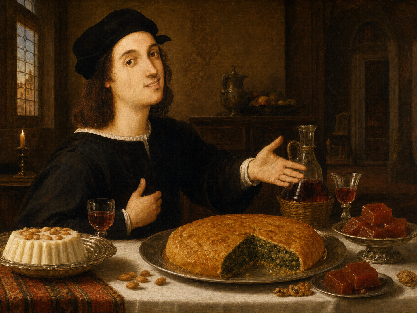 Raphaël à table