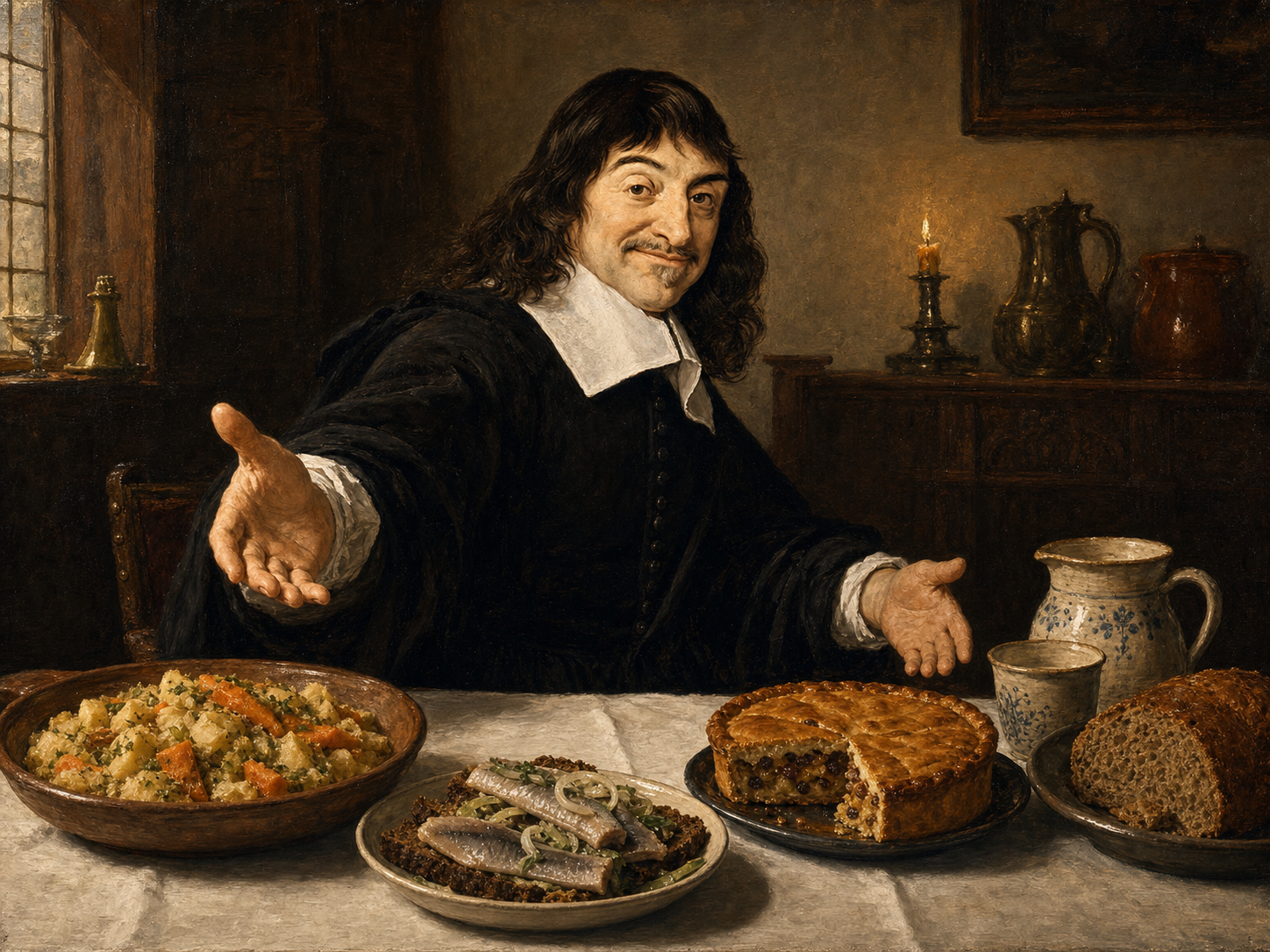 René Descartes à table