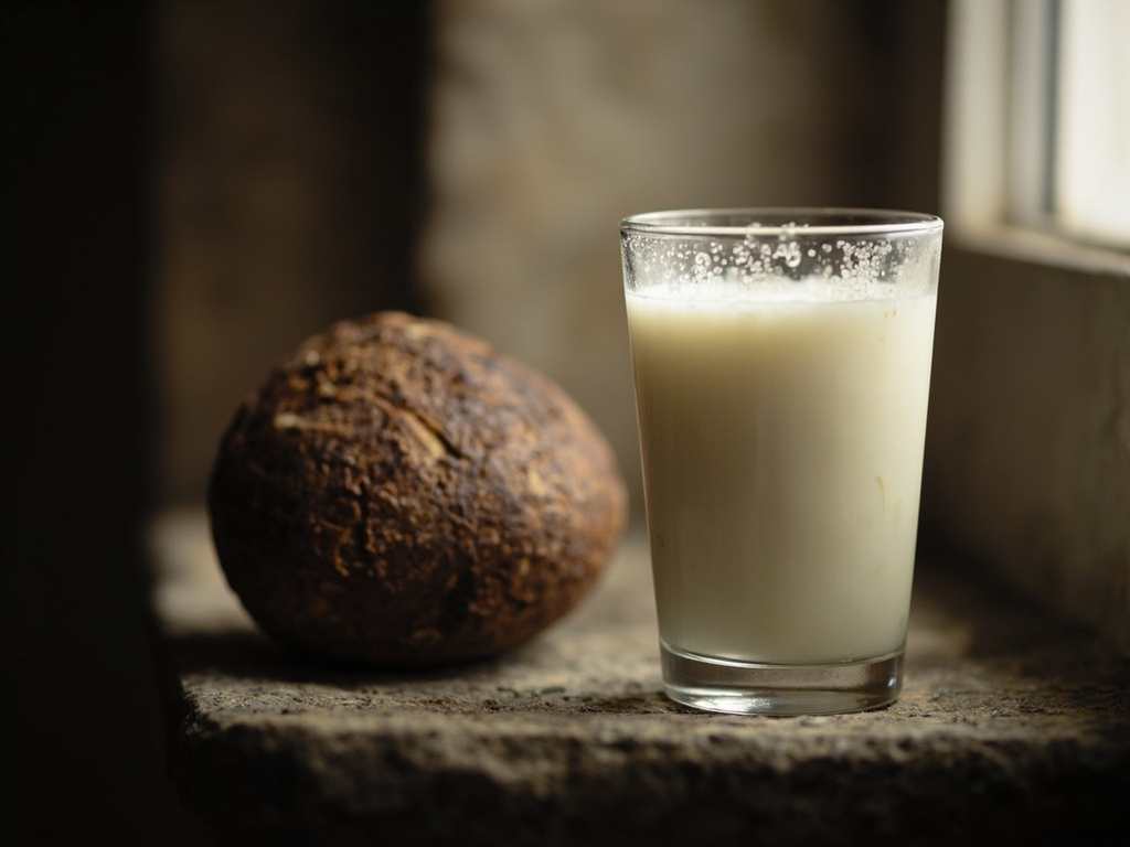 Babeurre frais au pain bis (Karnemelk)