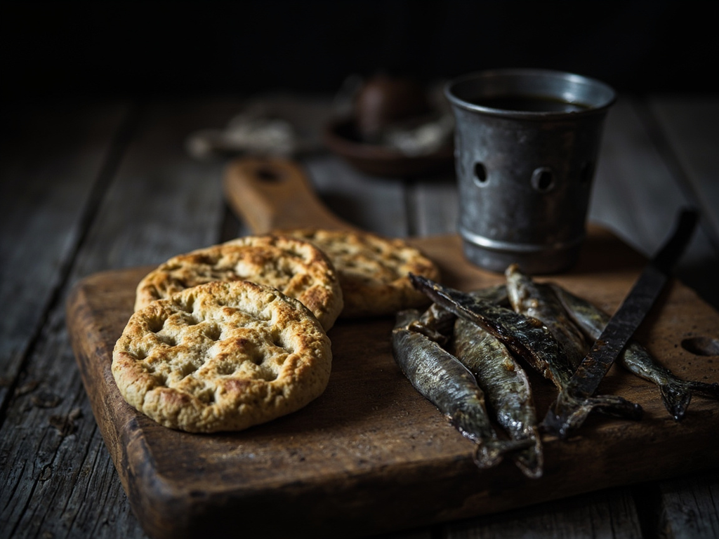Biscuit de mer et hareng saur de croisade