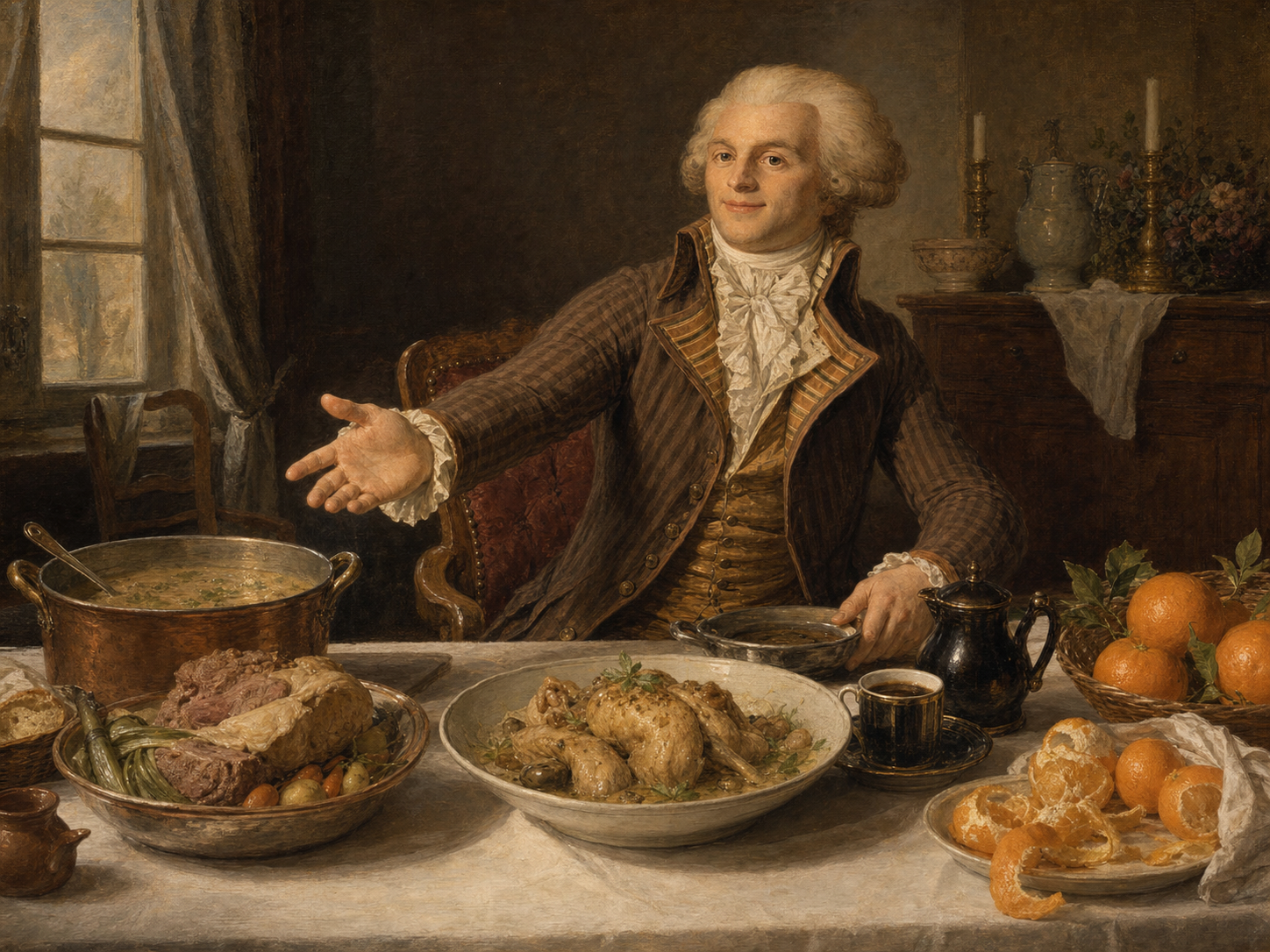 Robespierre at the table