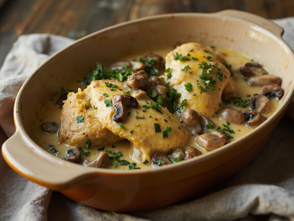 The festive chicken fricassée