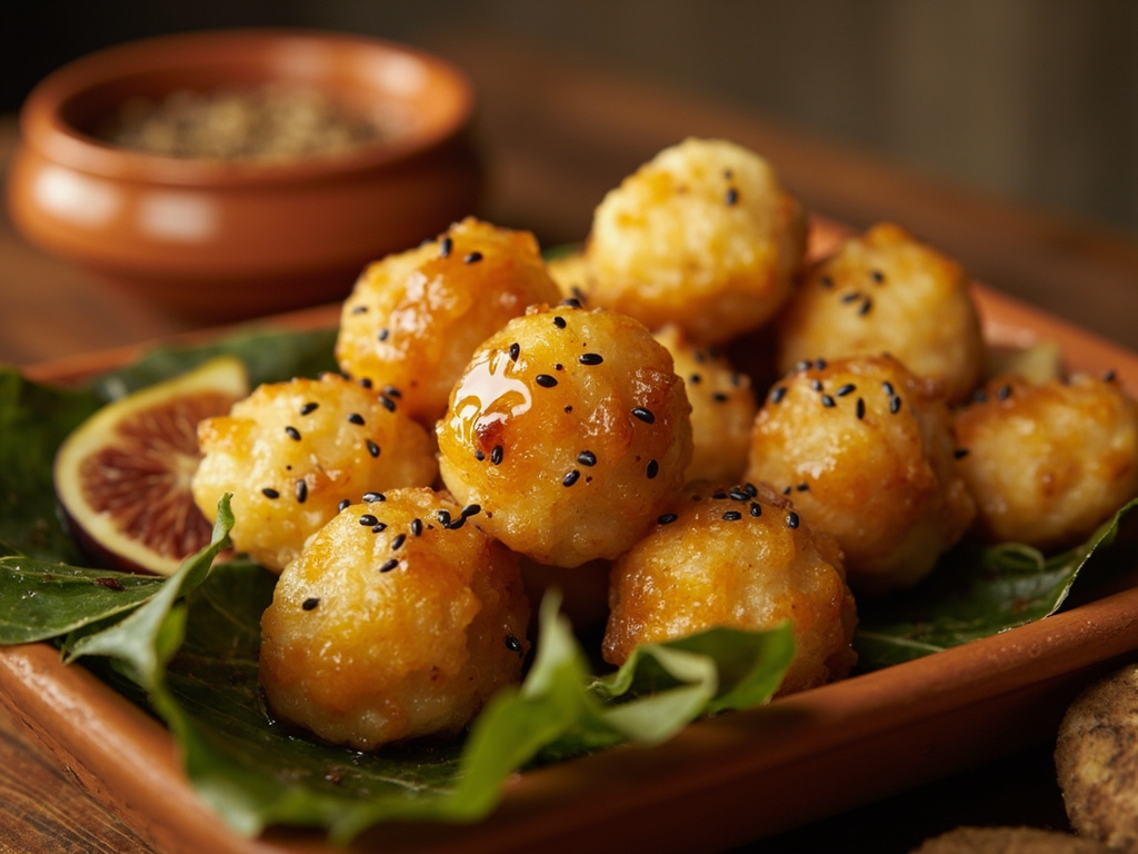 Globi au miel et au fromage