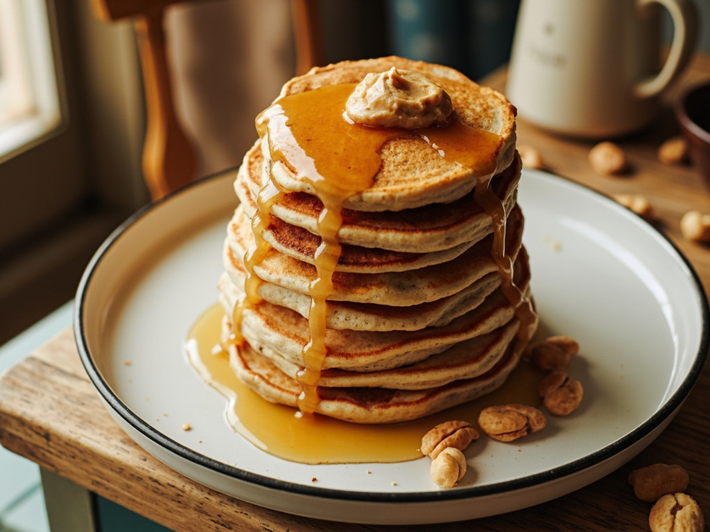 Featherlite Pancakes — les crêpes au beurre de cacahuète de Rosa Parks