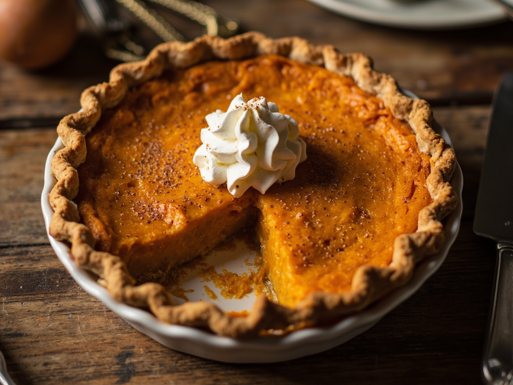 Tarte à la patate douce (Sweet potato pie)