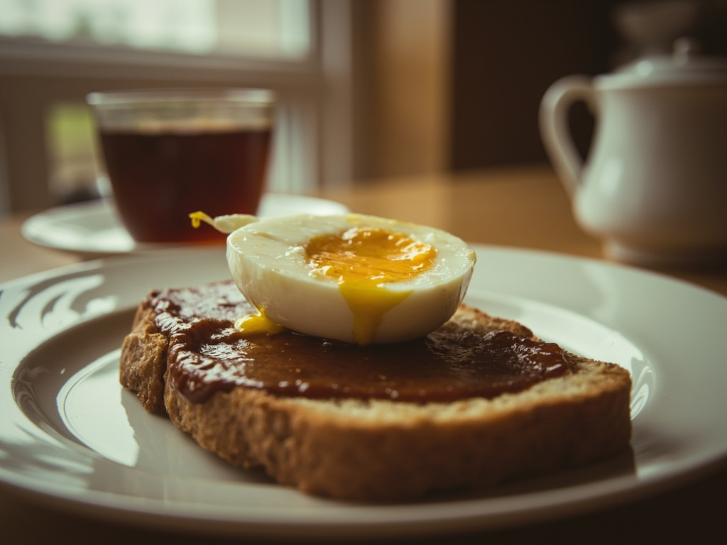 Marmite Toast with Soft-Boiled Egg