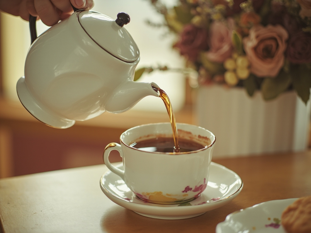 Le pot of tea de l'après-midi