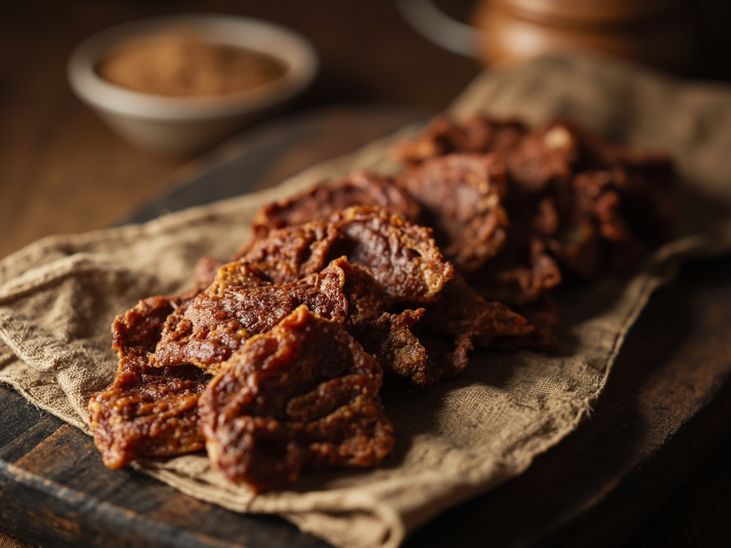 Qadid, Spiced Dried Lamb Strips