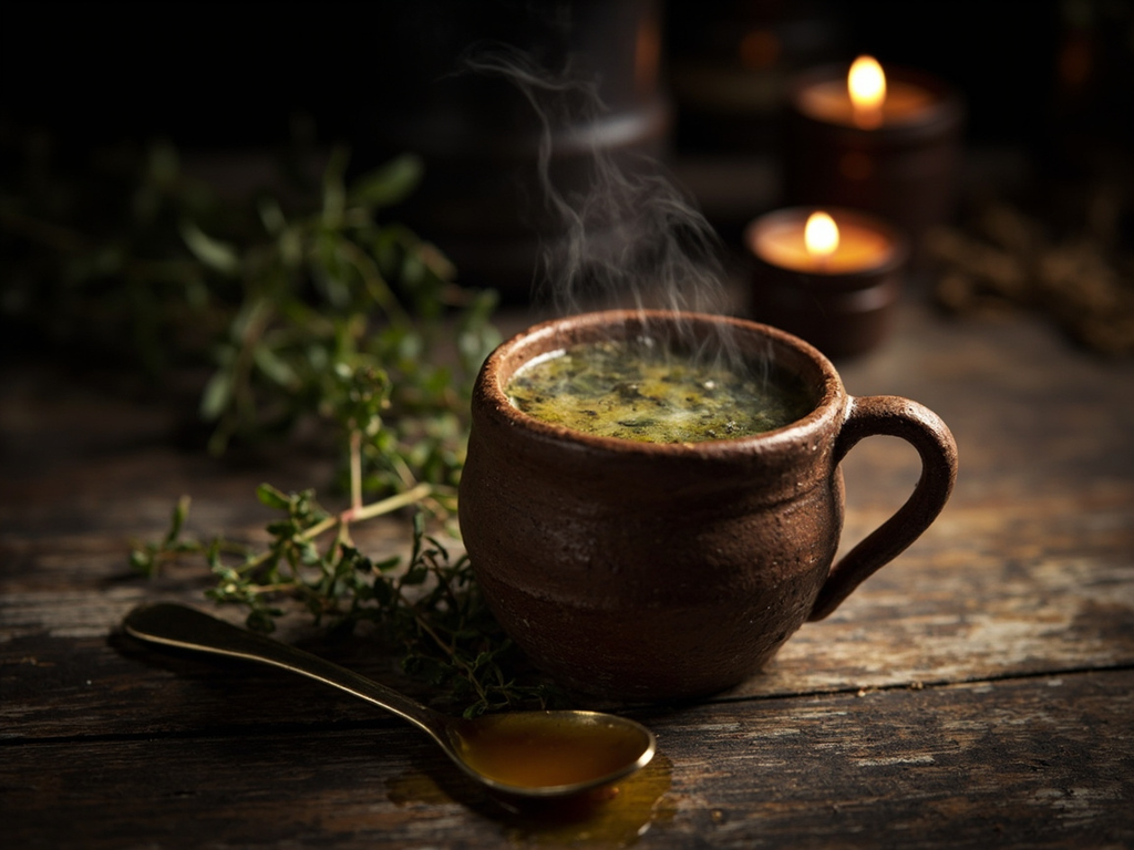 Tisane de thym et miel — le souffle du philosophe