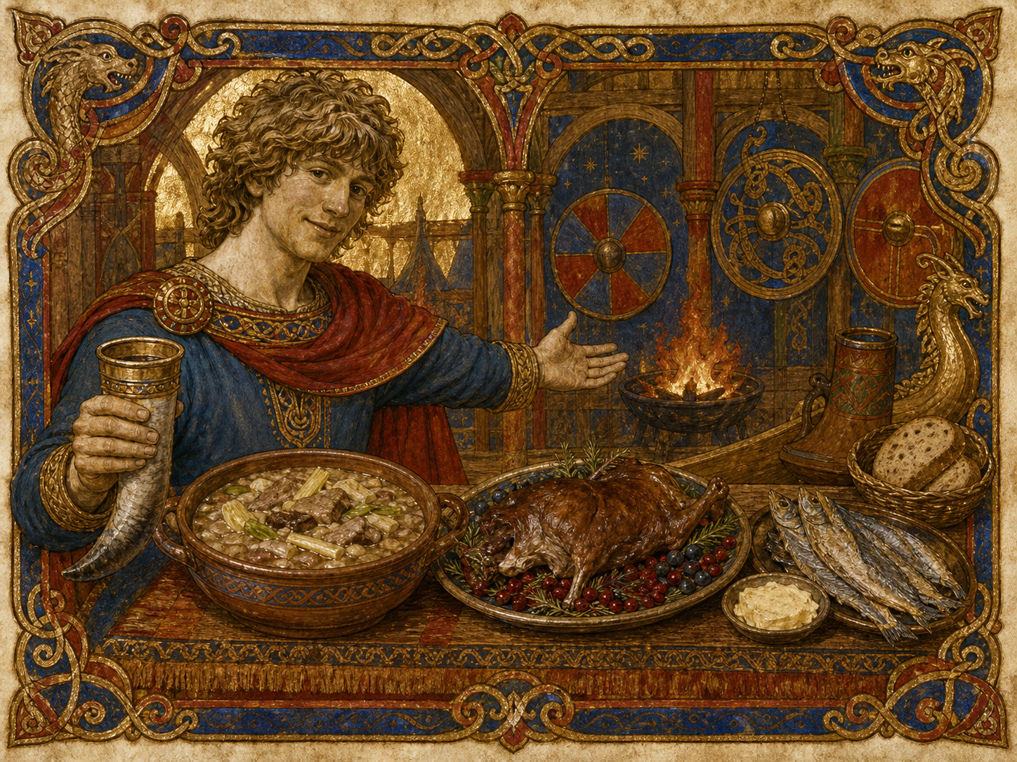 Sigurd at the table