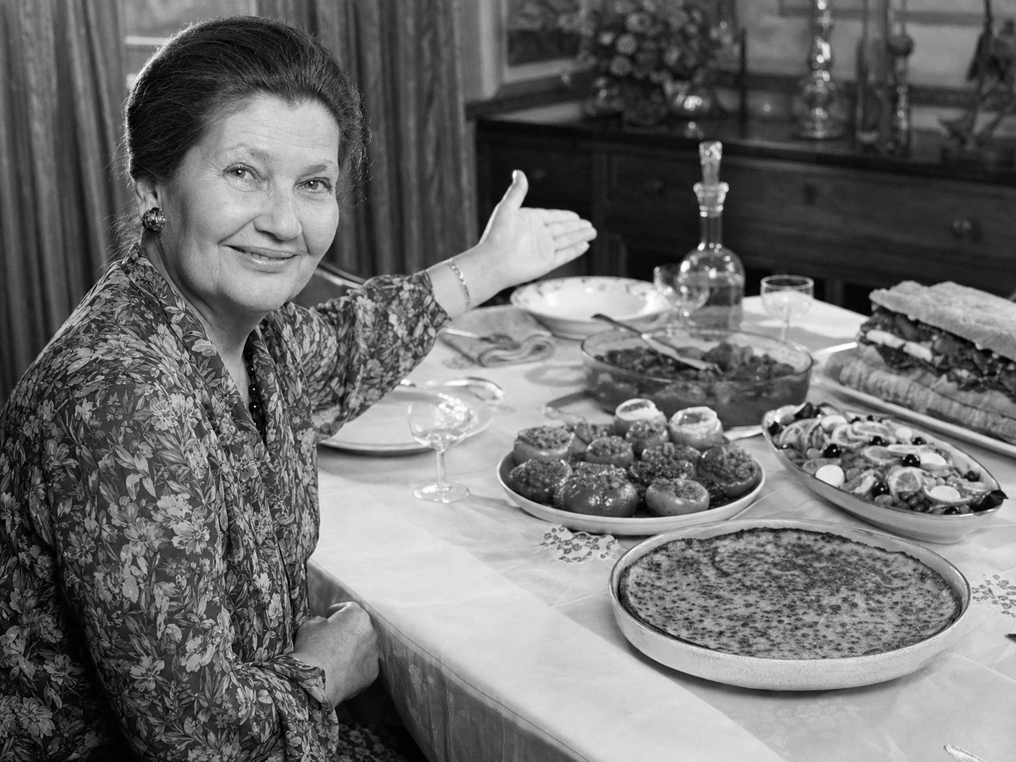 Simone Veil à table