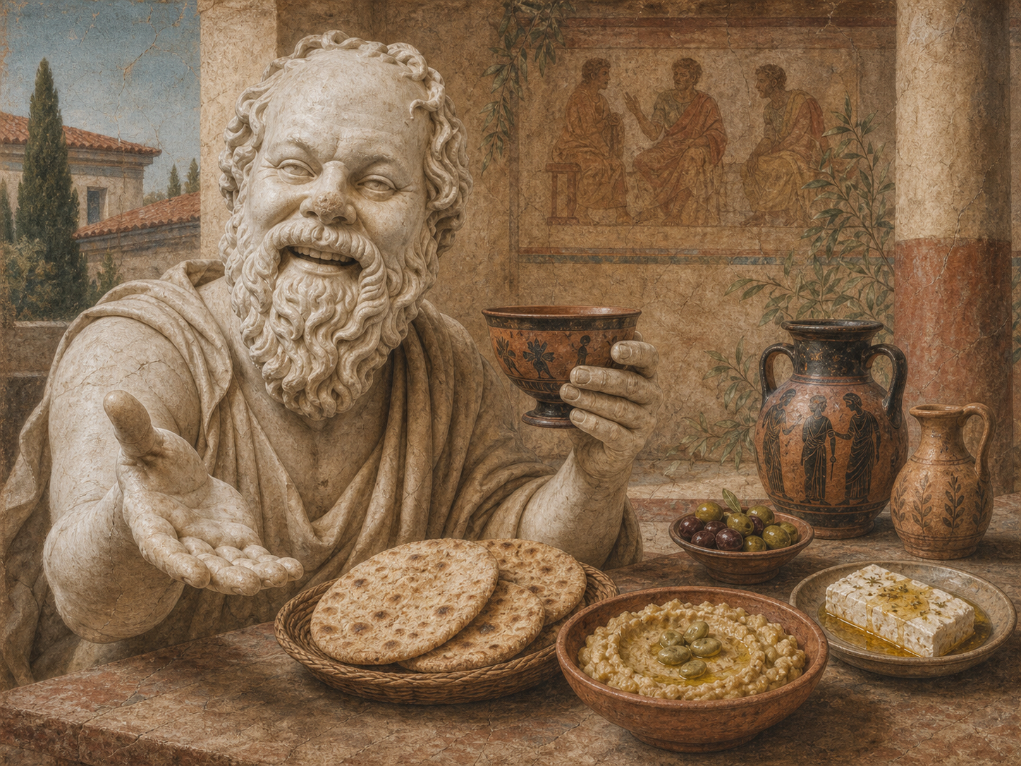 Socrate à table