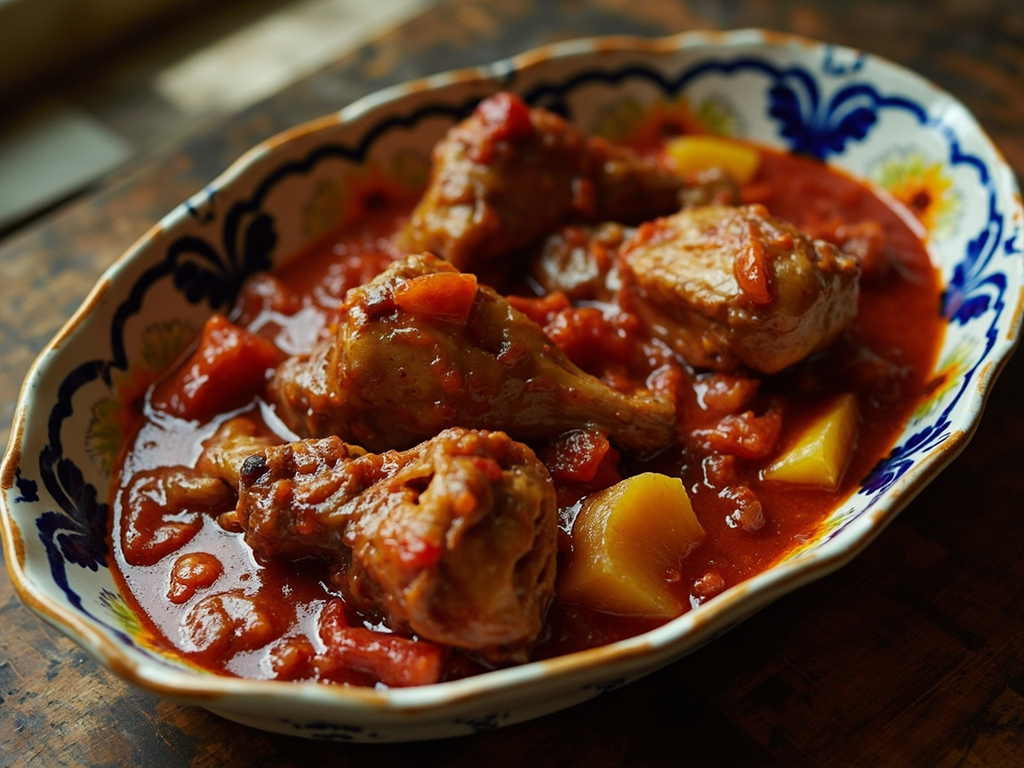 Manchamanteles de gallina