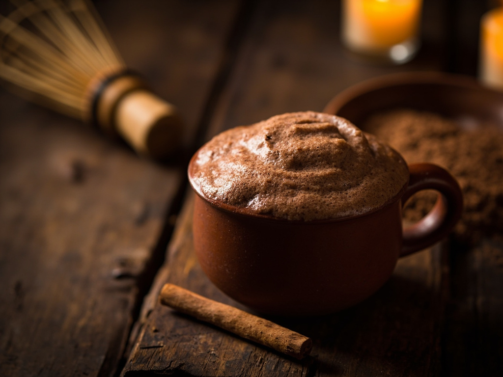 Chocolate batido al molinillo
