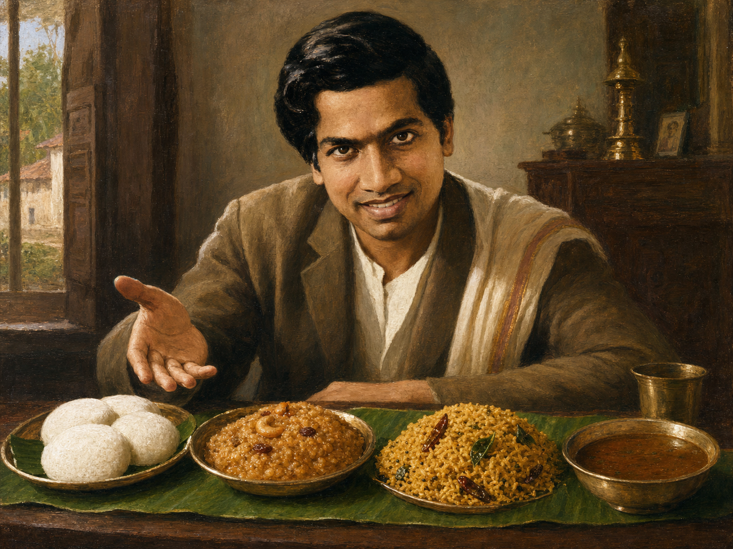 Srinivasa Ramanujan à table