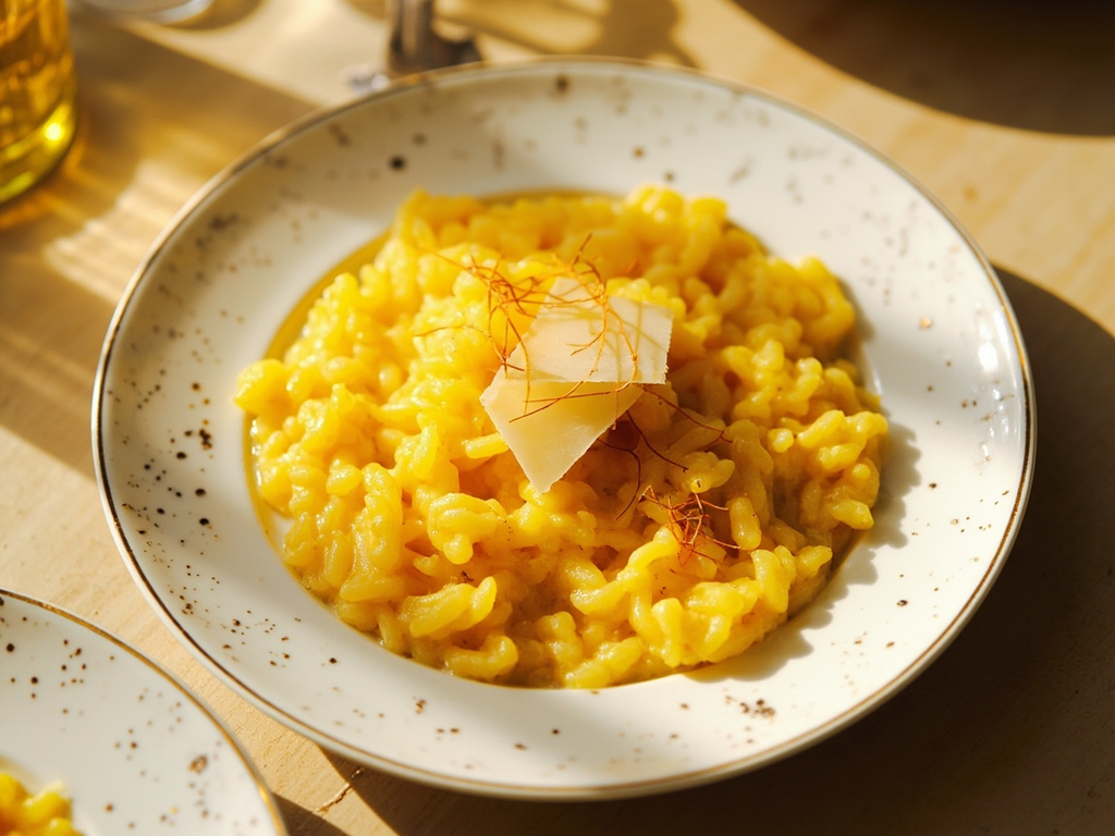 Risotto alla milanese (saffron risotto)