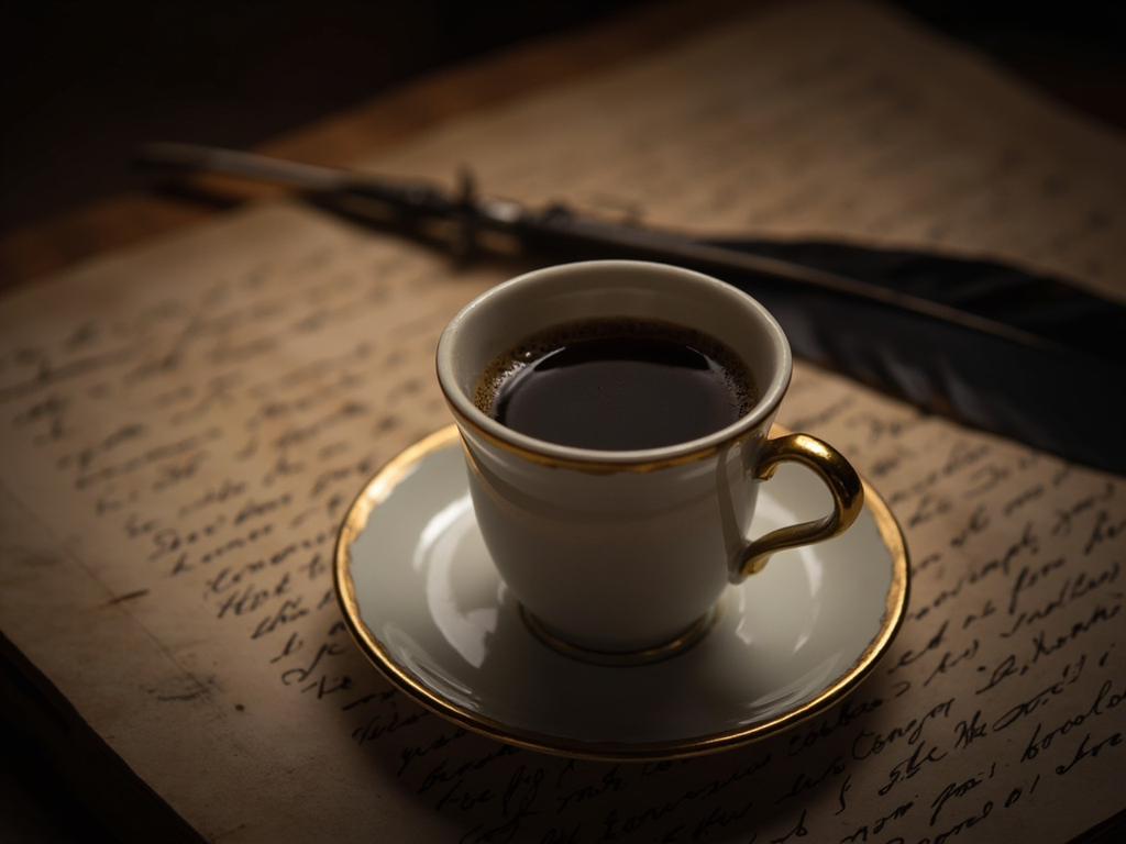 Black coffee for writing nights