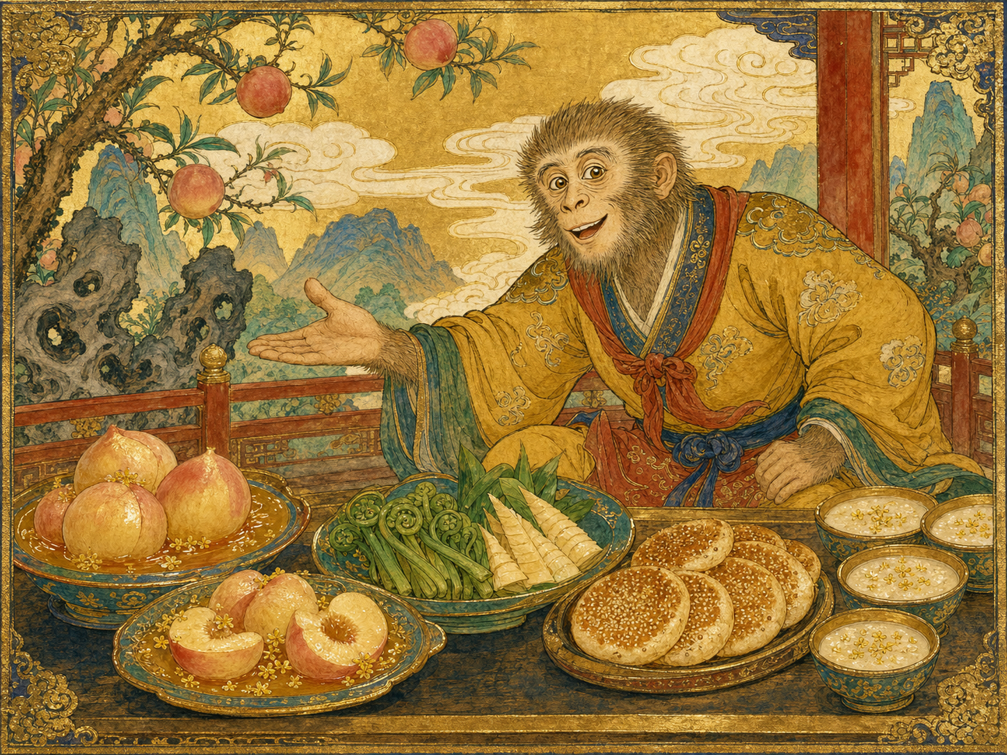 Sun Wukong à table