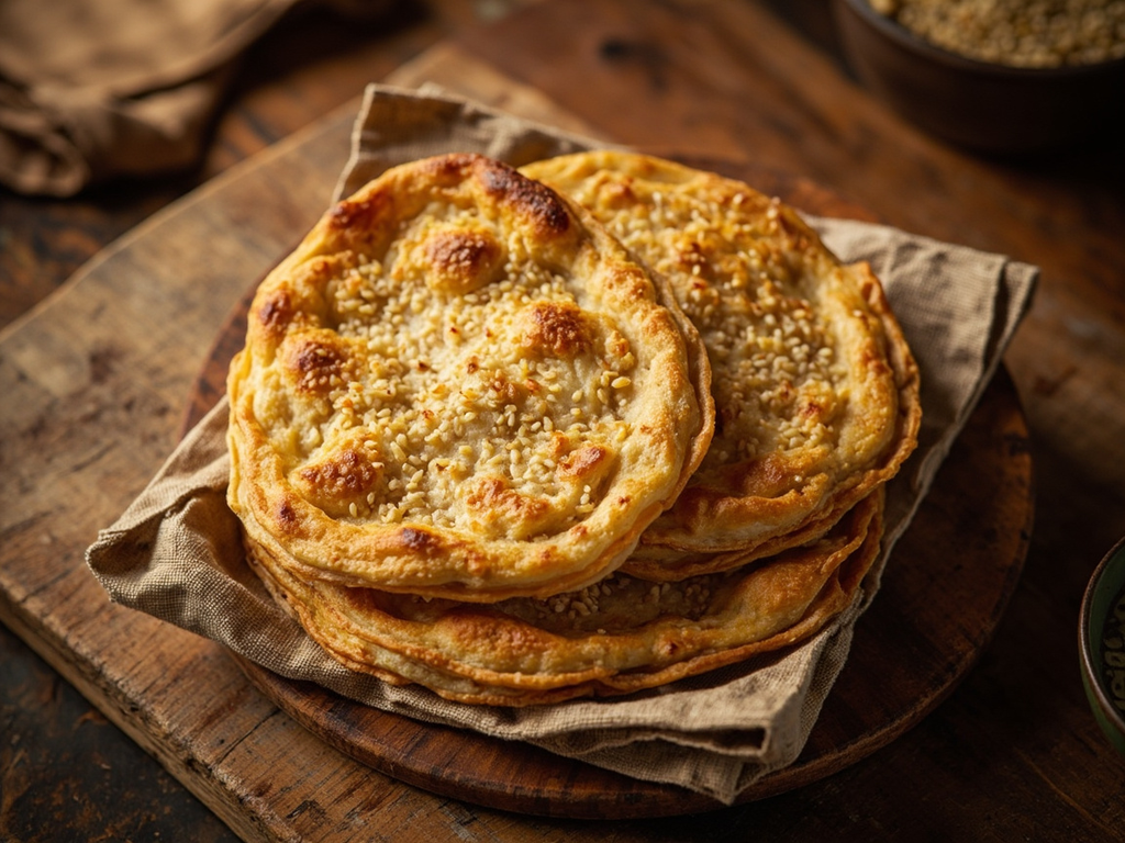 Galettes de sésame du pèlerin (shāobǐng)