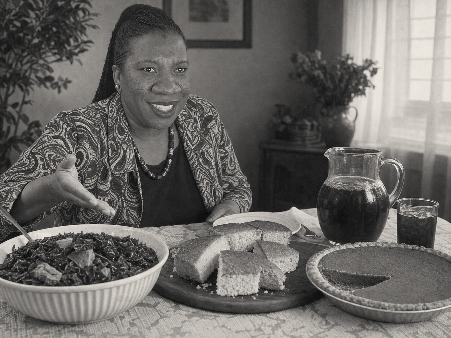 Tarana Burke à table