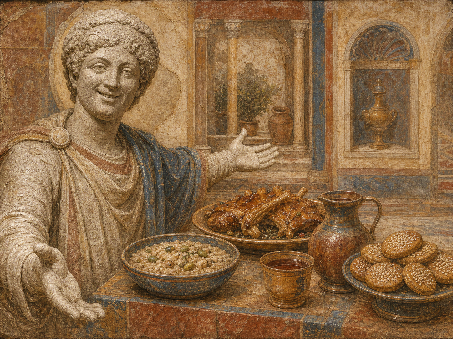 Théodose à table