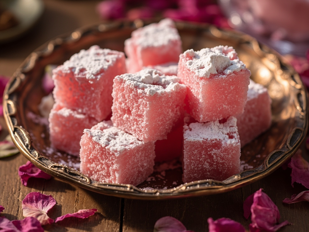 Rose Water Turkish Delight