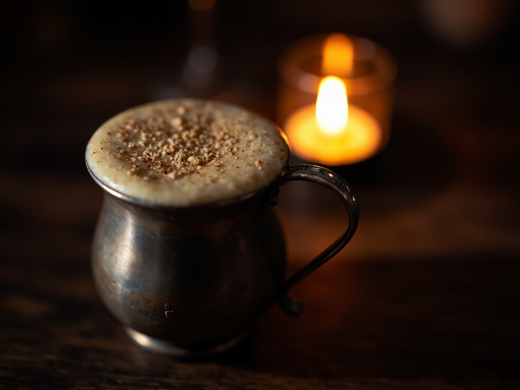 Sack posset — lait caillé au vin d'Espagne, œufs et muscade