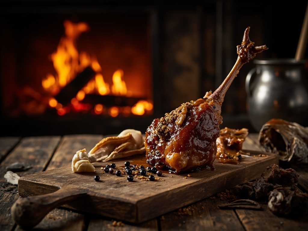Thor's Roasted Goats with Juniper and Honey