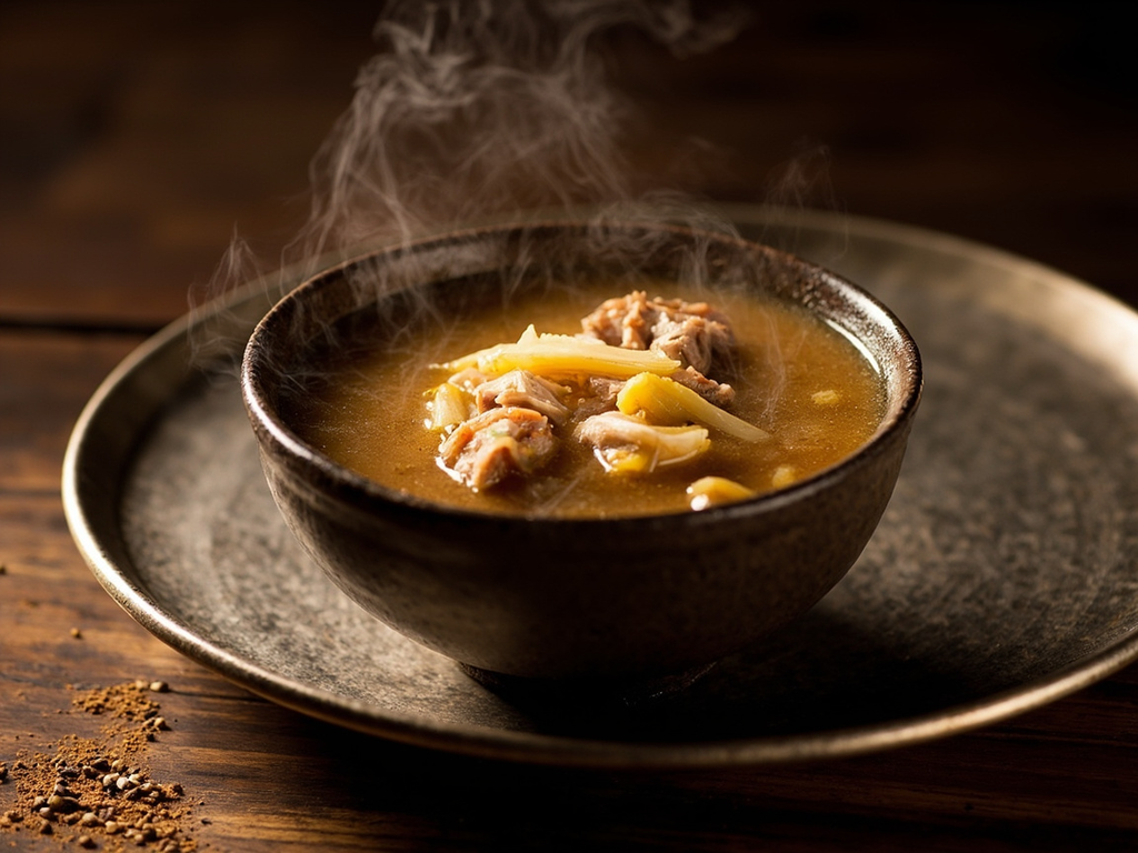Shorpa à la queue grasse — bouillon de fête du khan
