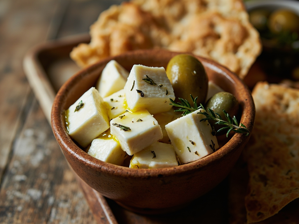 Týros en saumure, le fromage du Cyclope