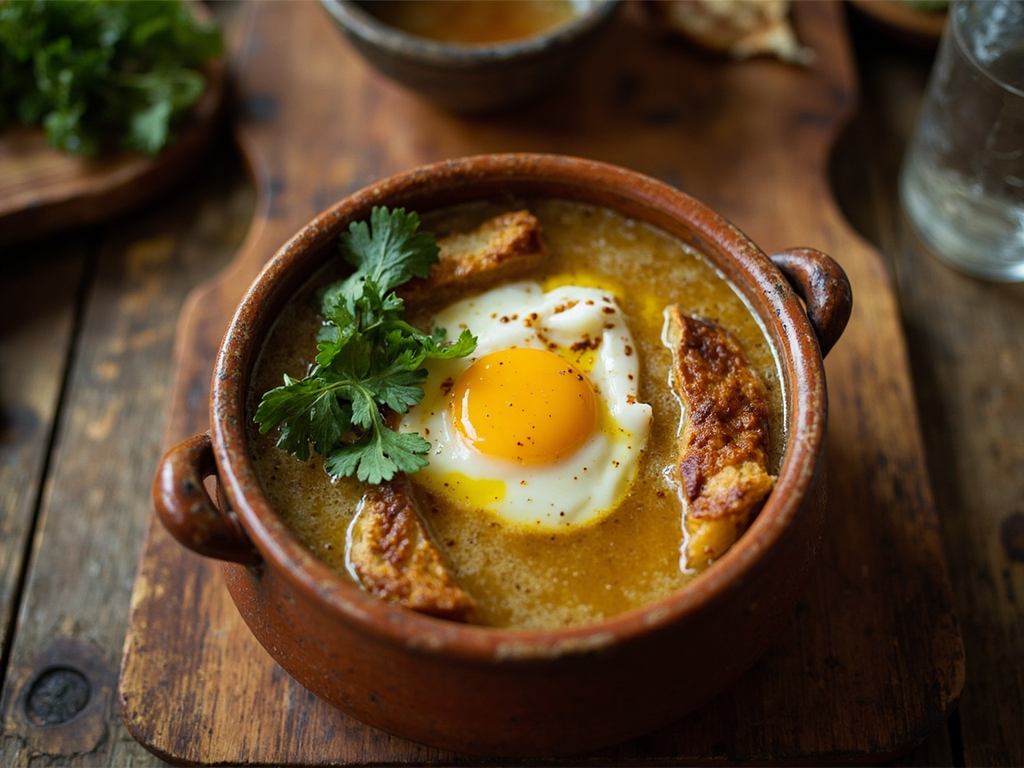 Açorda with Garlic and Coriander