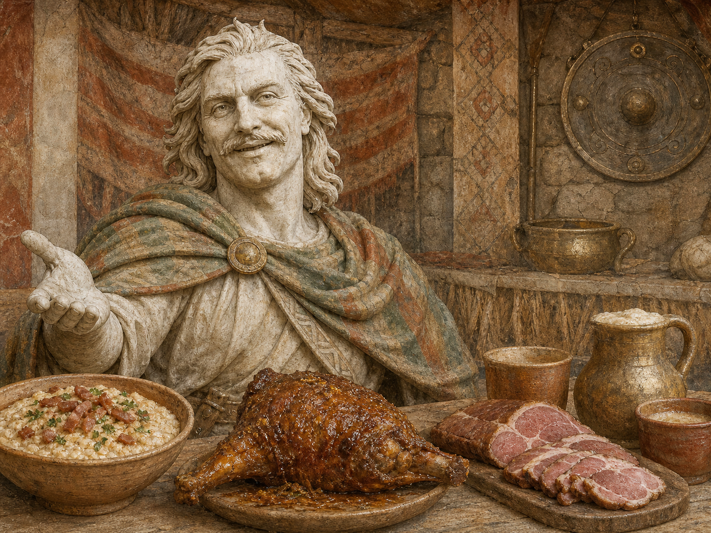 Vercingetorix at the table