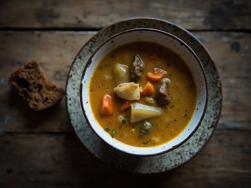 Rutabaga and Jerusalem Artichoke Soup