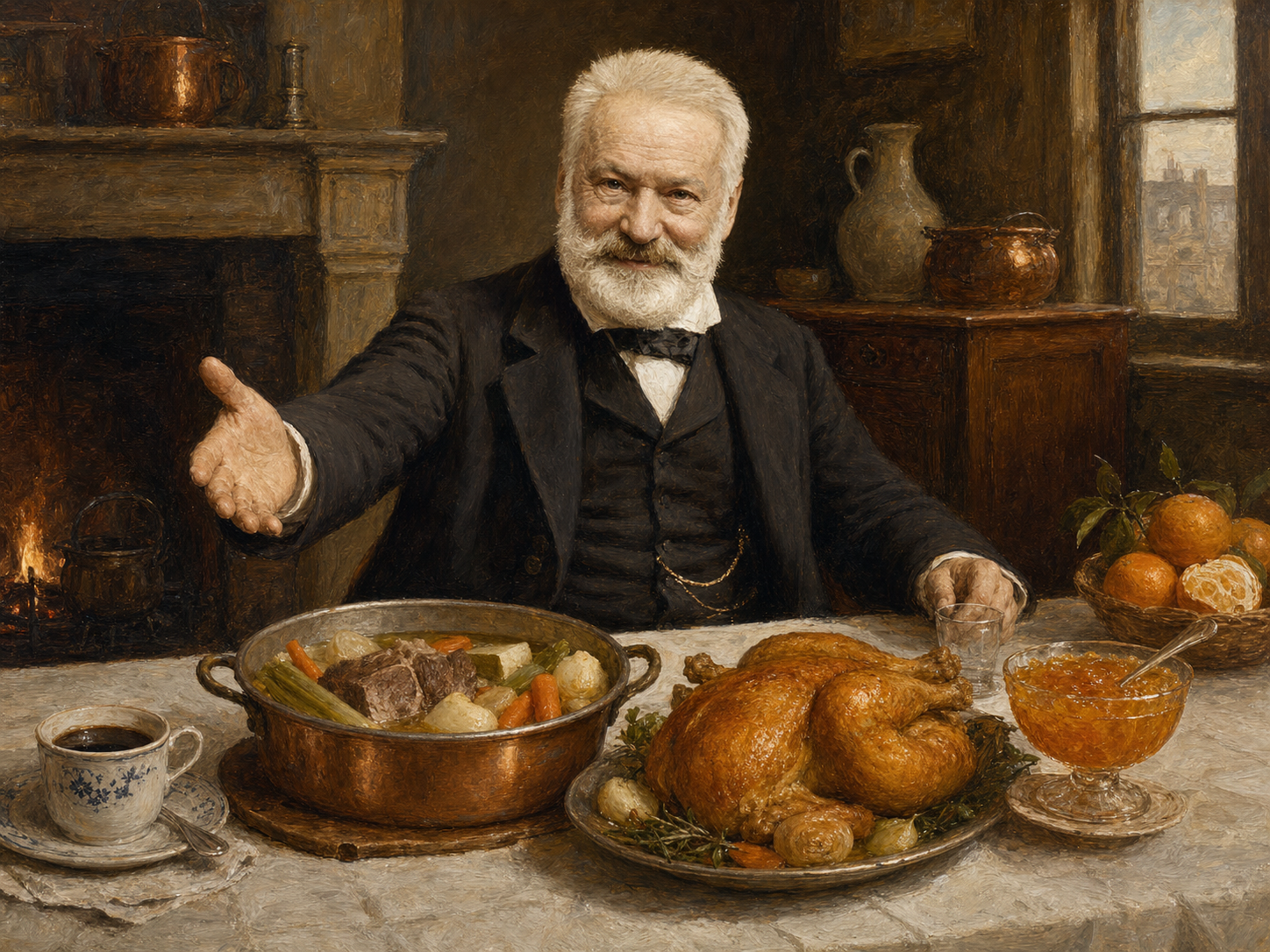 Victor Hugo à table