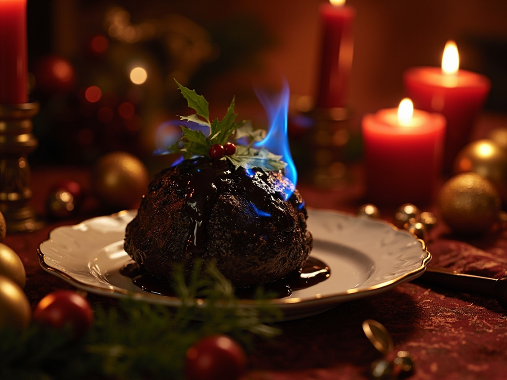 Christmas Plum Pudding at the Court of Windsor